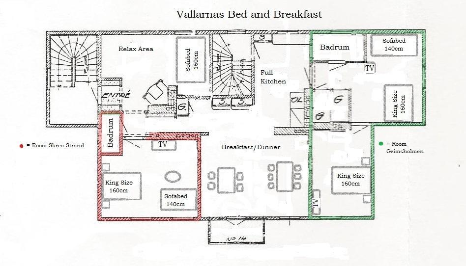 Vallarnas Bed & Breakfast Falkenberg Dış mekan fotoğraf